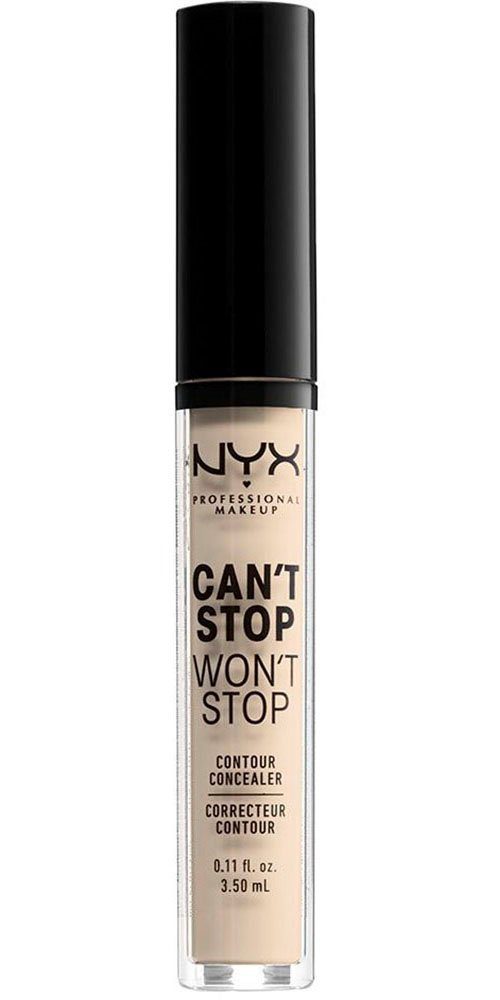 NYX PROFESSIONAL MAKEUP Concealer CANT'T STOP WON'T STOP CONTUR CONCEALER, leichte, verblendbare und matte Formulierung