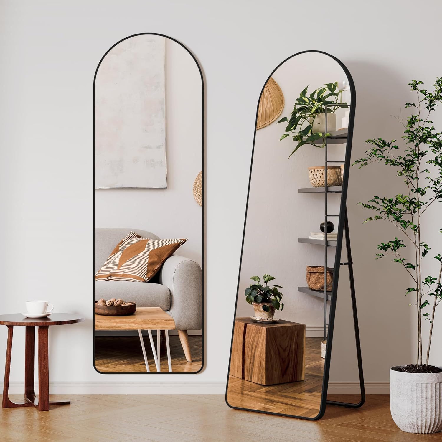 TLGREEN Ganzkörperspiegel 53/50x163cm Standspiegel mit Metallrahmen, günstig online kaufen