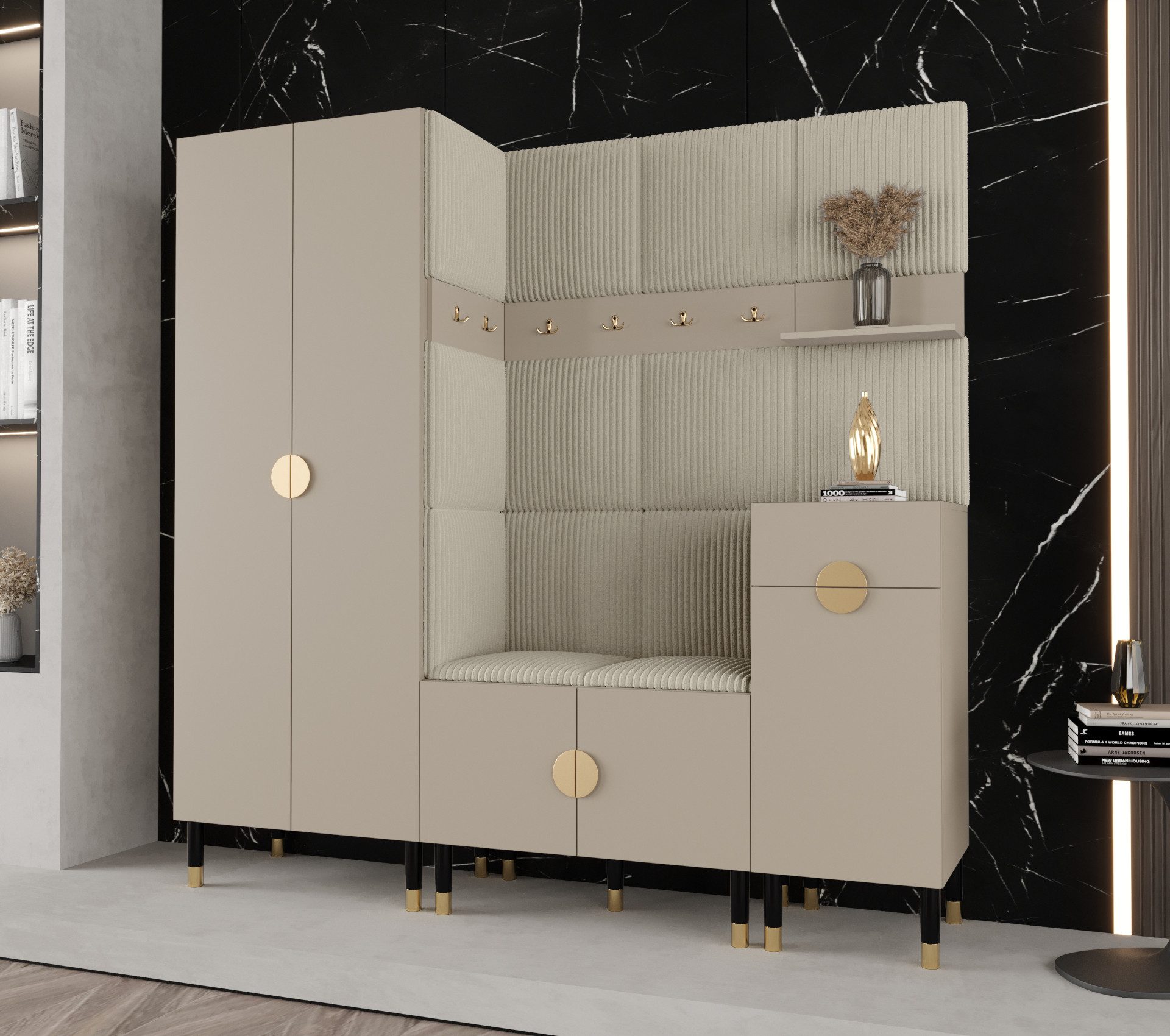 ABIKS MÖBEL Kompaktgarderobe PALERMO Set 1 günstig online kaufen