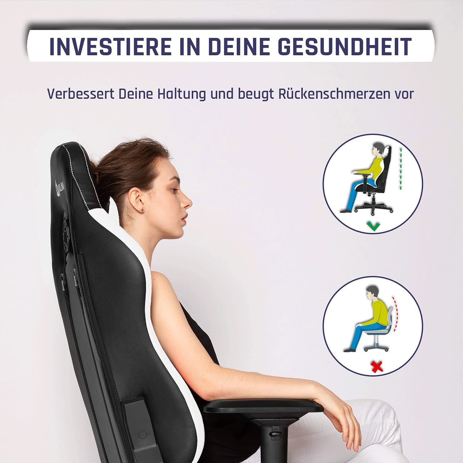 KLIM Gaming Chair Esports Stuhl,  Ergonomischer günstig online kaufen