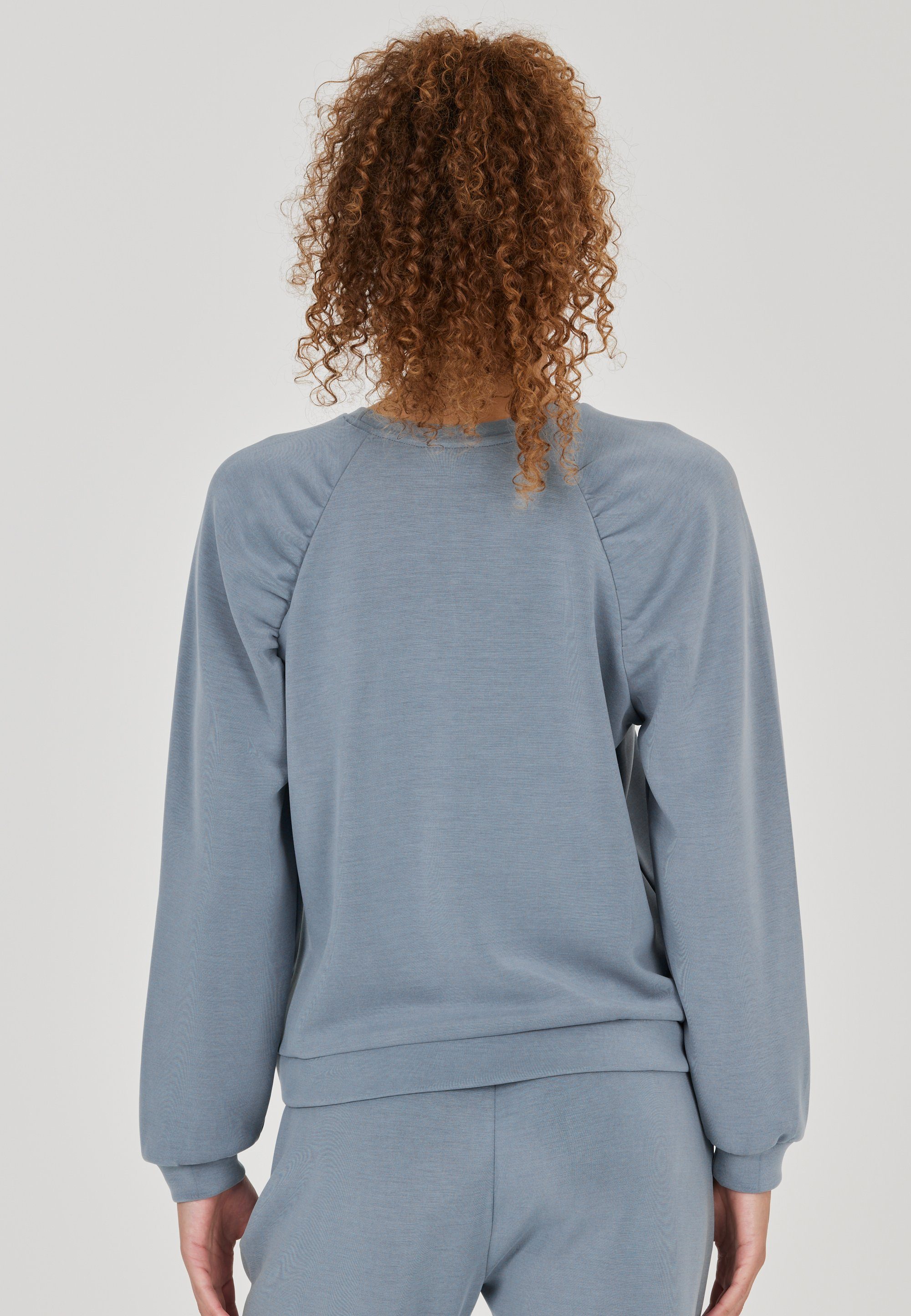 hellblau Sweatshirt ATHLECIA Jillnana schlichtem Design in