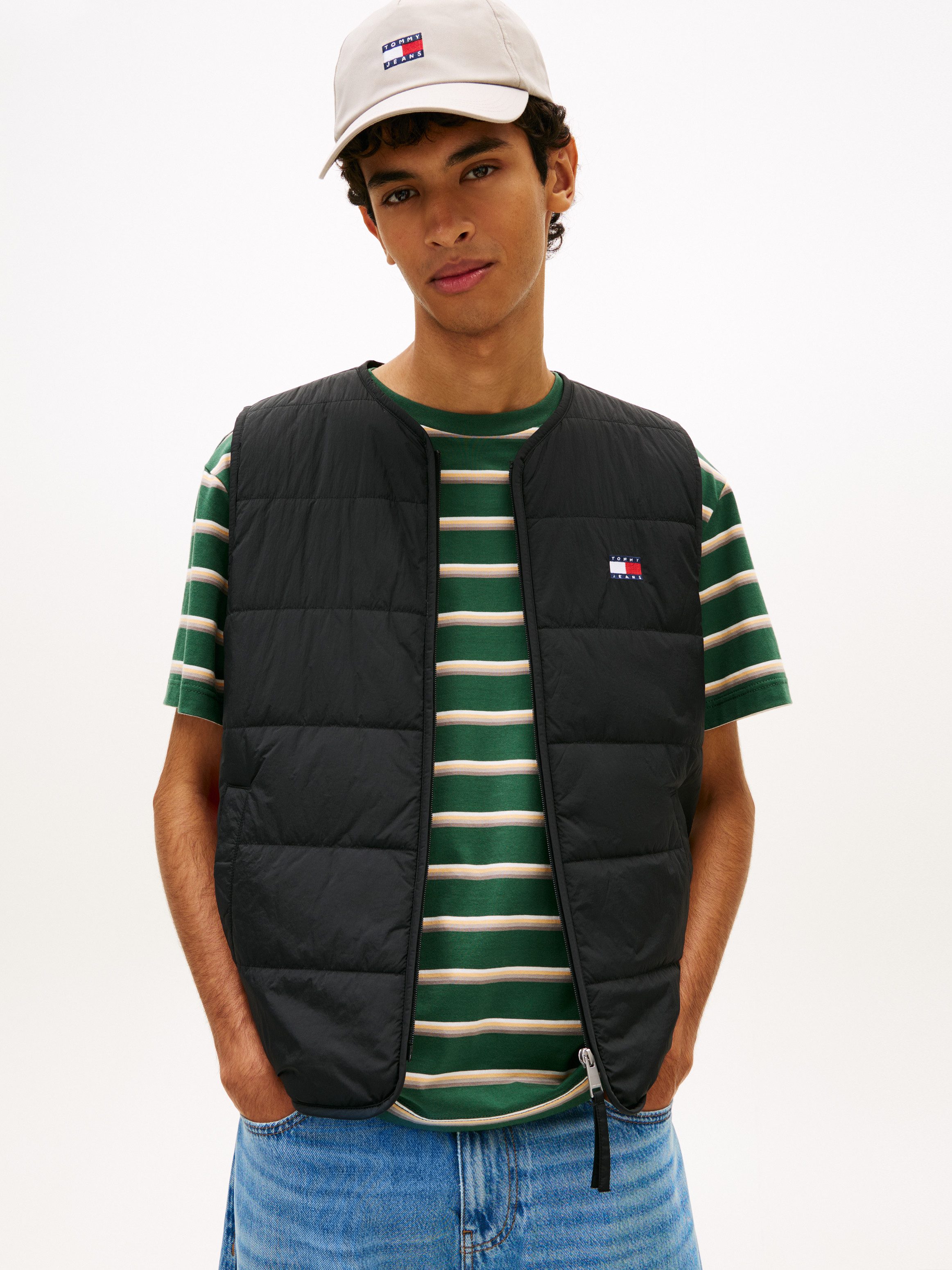 Tommy Jeans Steppweste TJM HERITAGE FLAG QUILTED Underliner Regular fit mit günstig online kaufen