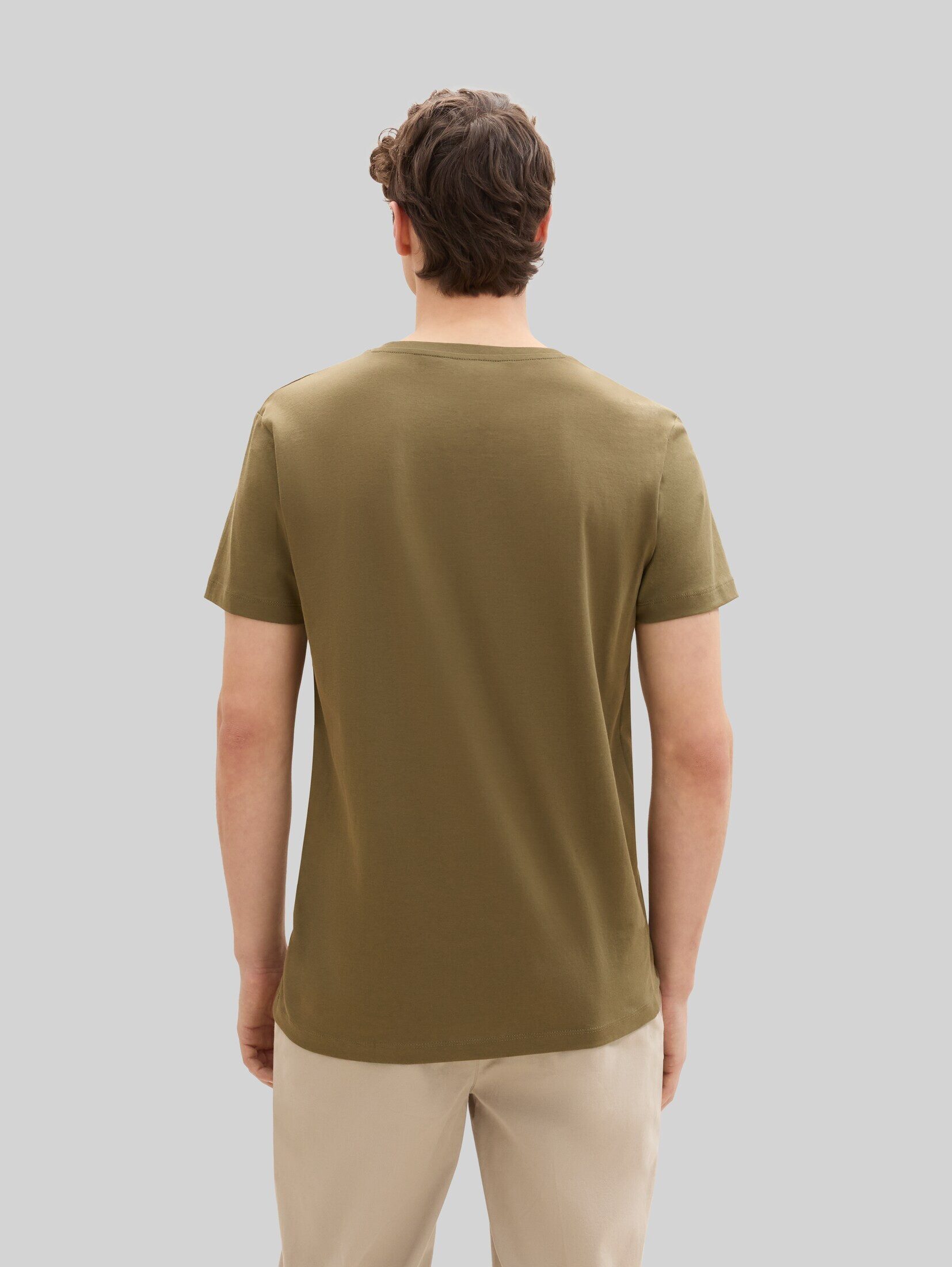 TOM TAILOR Denim T-Shirt T-Shirt (im 3er Pack) T-Shirt mit Print im 3er-Pack