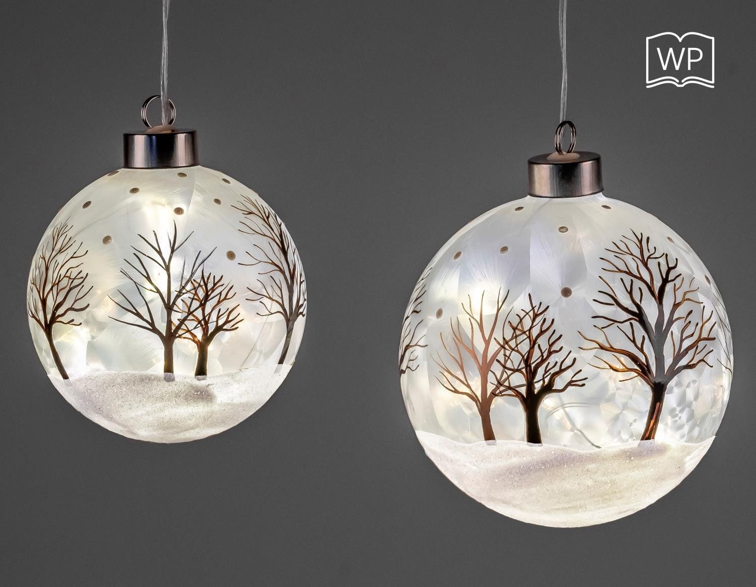 formano Dekokugel Snow Tree, mit Timerfunktion