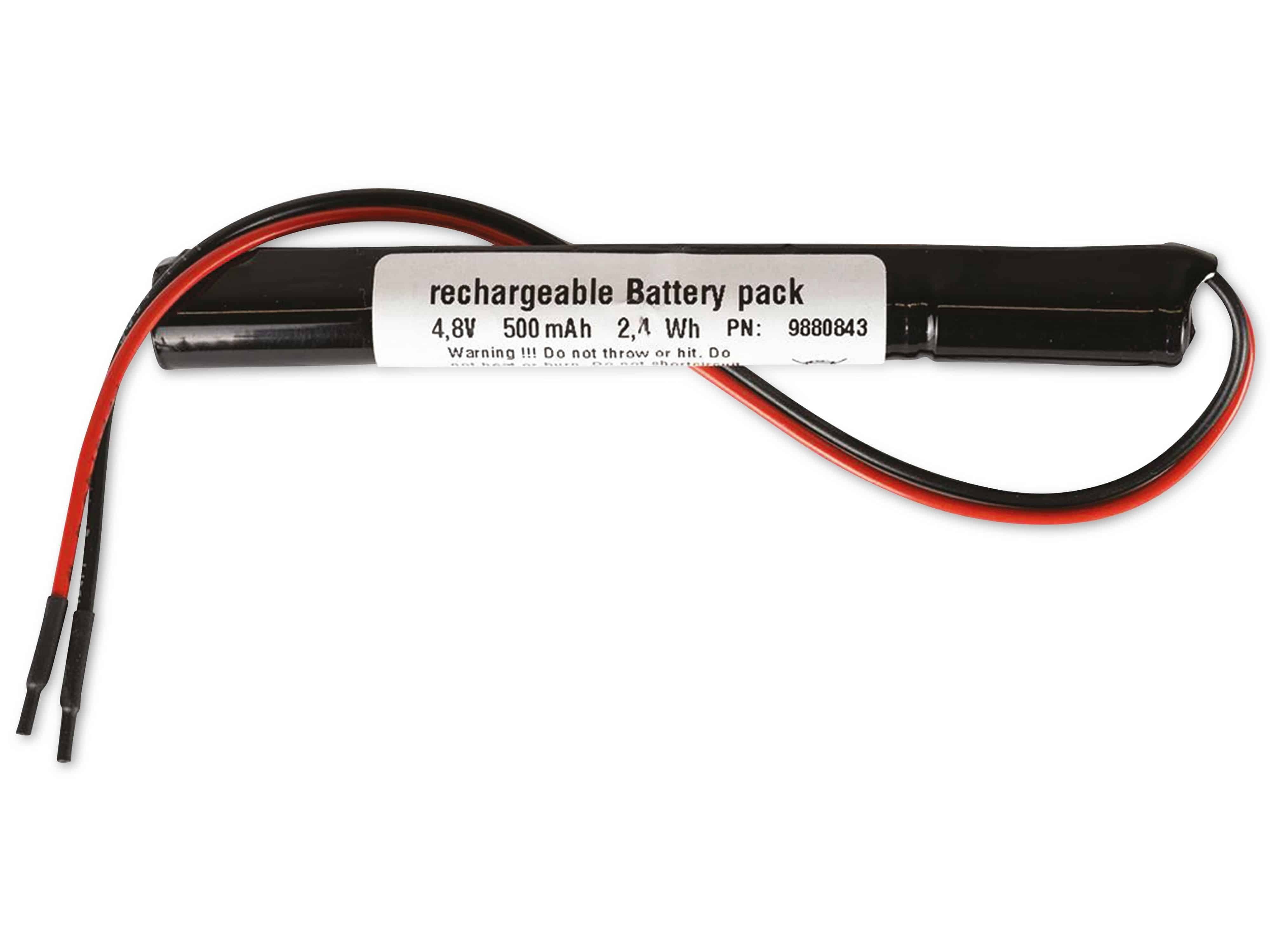 Q-Batteries Akku-Pack, 500mAh Akku 4,8 V, Q-BATTERIES