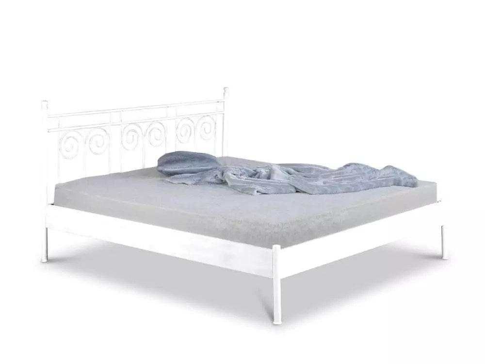 BedBox Metallbett Ida, Metallbett mit aufwendig gestaltetem Kopfteil
