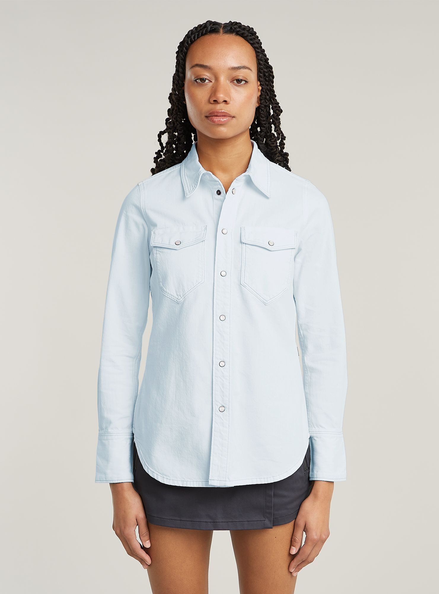 G-STAR Langarmshirt Slim Western Hemd günstig online kaufen
