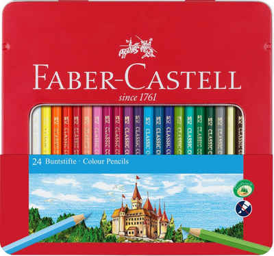 Faber-Castell Buntstift 24 Buntstifte CLASSIC farbsortiert