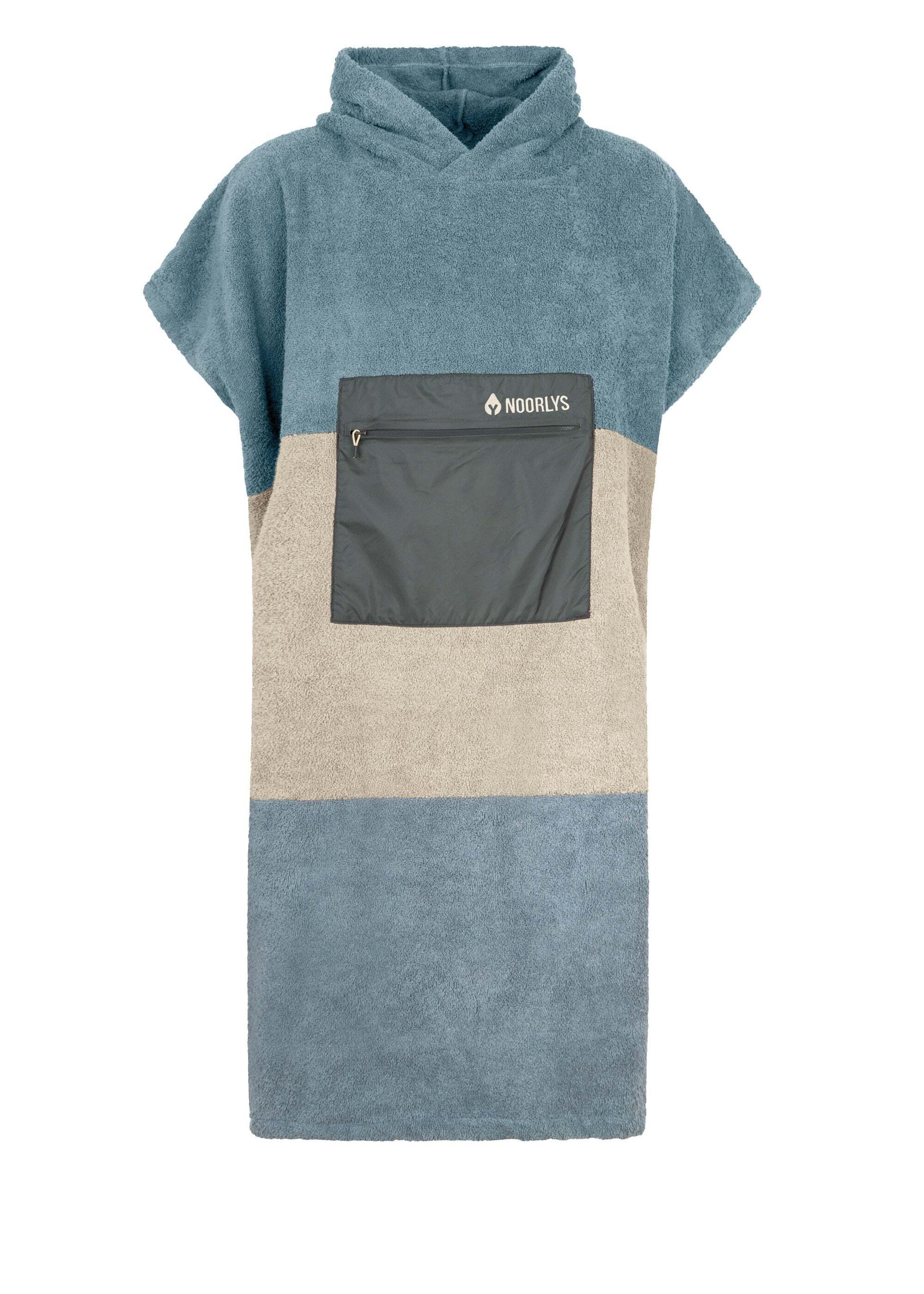 Noorlys Badeponcho TREE, Midilänge, 100% Baumwolle (biologisch) (350 Gramm Sweatfleece)