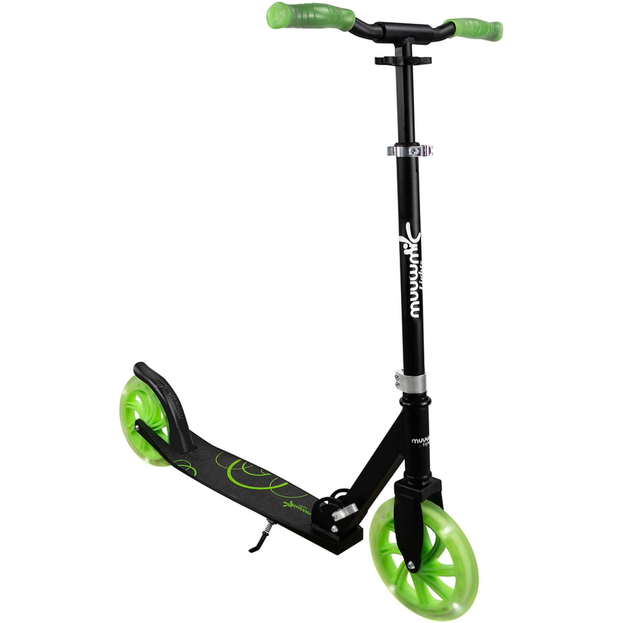 Muuwmi Scooter Muuwmi Lights Aluminium Scooter GLOW 215 mm, (mit