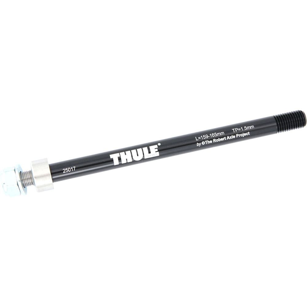 Fahrradkinderanhänger Thule Achsadapter f. Steckachse 159 od. 165mm schwarz/silber Fahrrad
