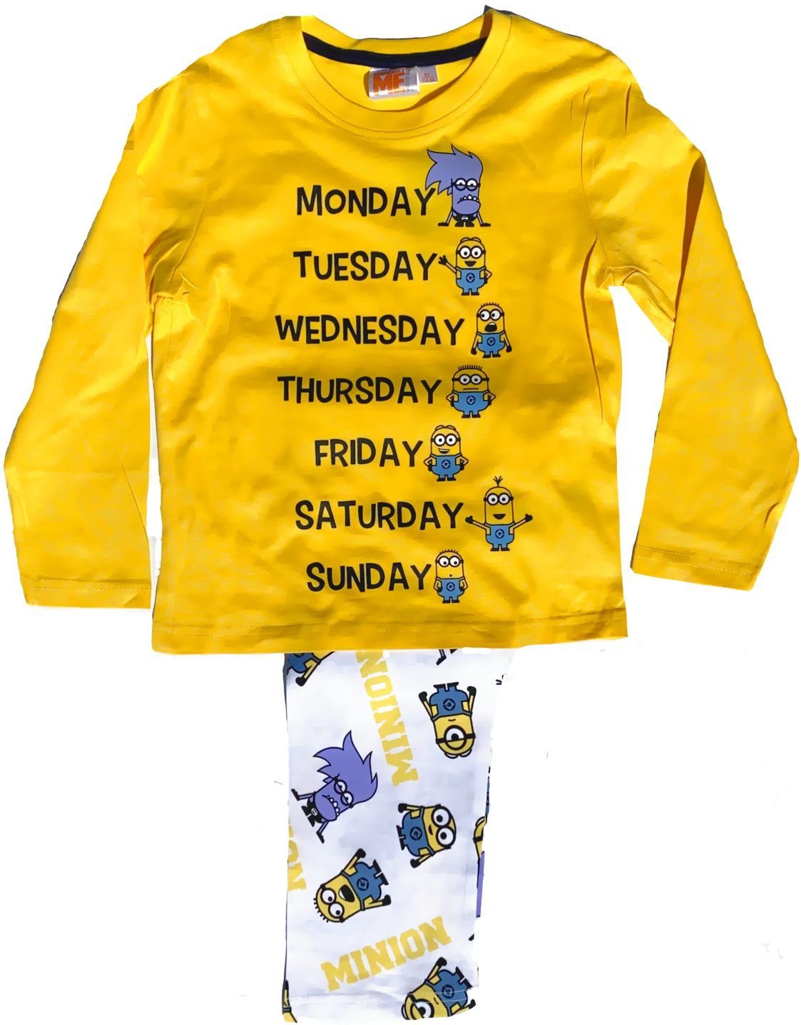 Pyjama Schlafanzug Kinder Anzug Shirt Hose 92 98 104 110 116