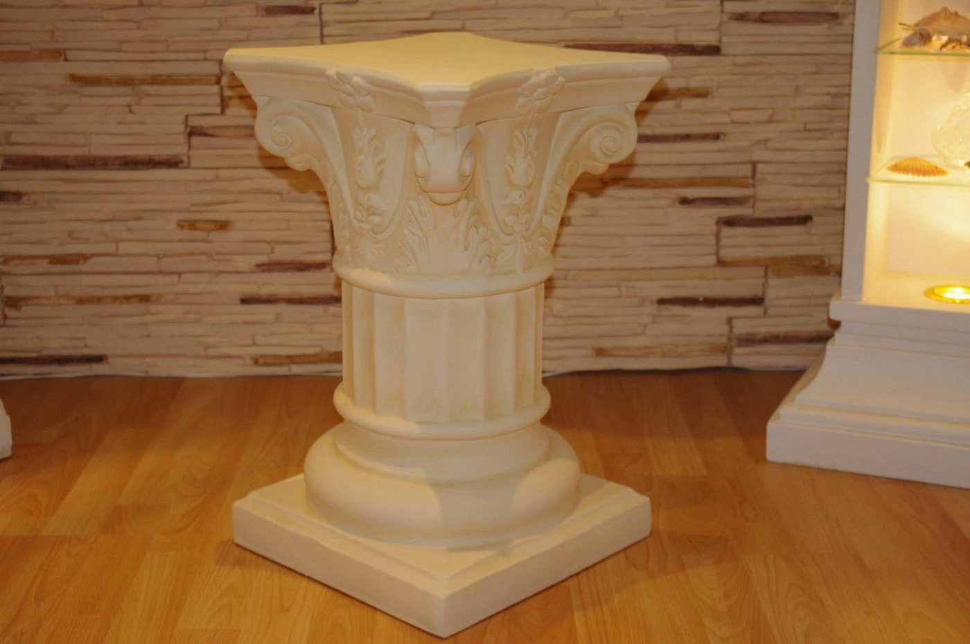 Thumbnail - Antikes Wohndesign Dekosäule ANTIKES WOHNDESIGN Blumensäule AWD-BS-012 B:33cm H:54cm