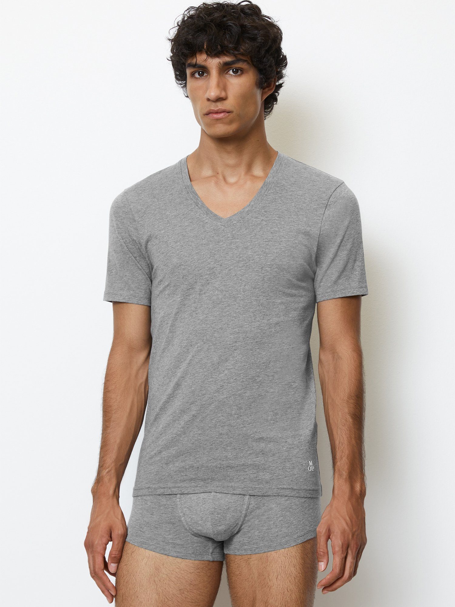 Marc O'Polo V-Shirt Essentials (2-tlg) t-shirt v-ausschnitt v-neck günstig online kaufen