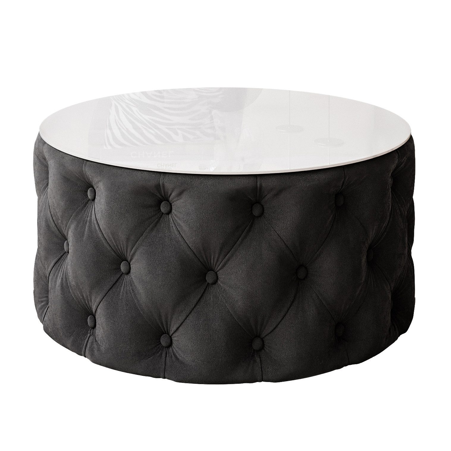 Lookway Couchtisch CHESTERFIELD 70 cm runder günstig online kaufen