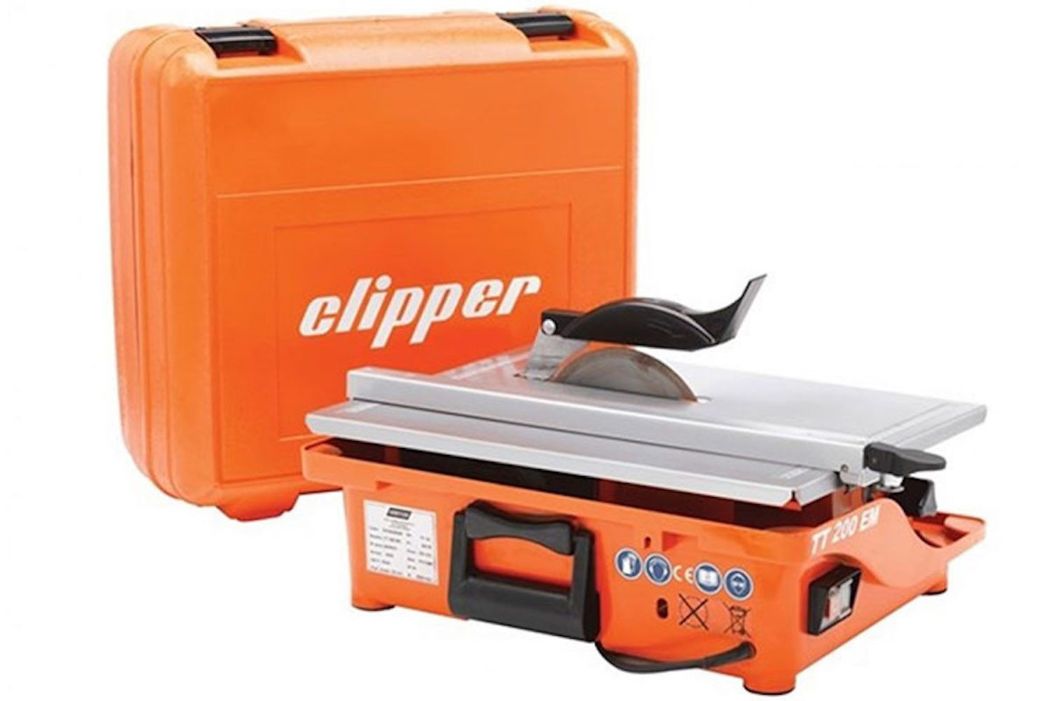 NORTON CLIPPER Fliesenschneidemaschine TT200 EM Fliesenschneidmaschine inkl Diamantscheibe und Koffer