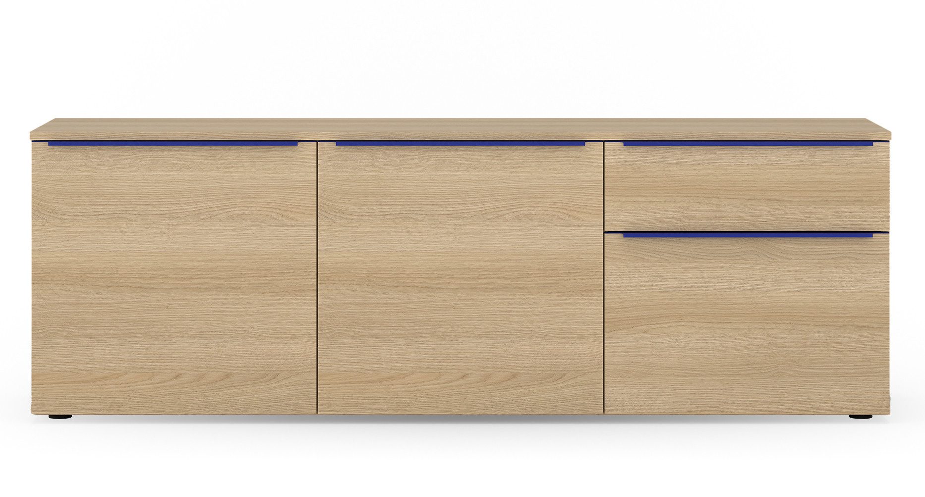 TOM TAILOR HOME Sideboard COLOR PUZZLE Low cabinet 04 – 1 Schublade und 3 Türen, Breite 1650 mm – Stauraum mit besonderen Farbkick