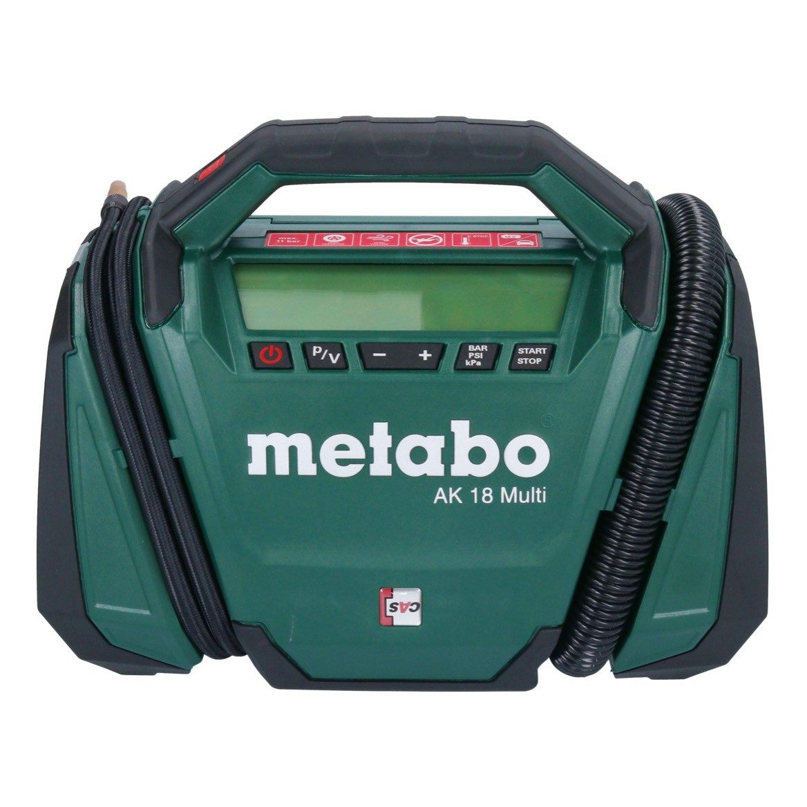 metabo Akku-Handkompressor AK 18 Multi Akku Kompressor 18 V 11 bar + 1x Akku 4,0 Ah + Ladegerät