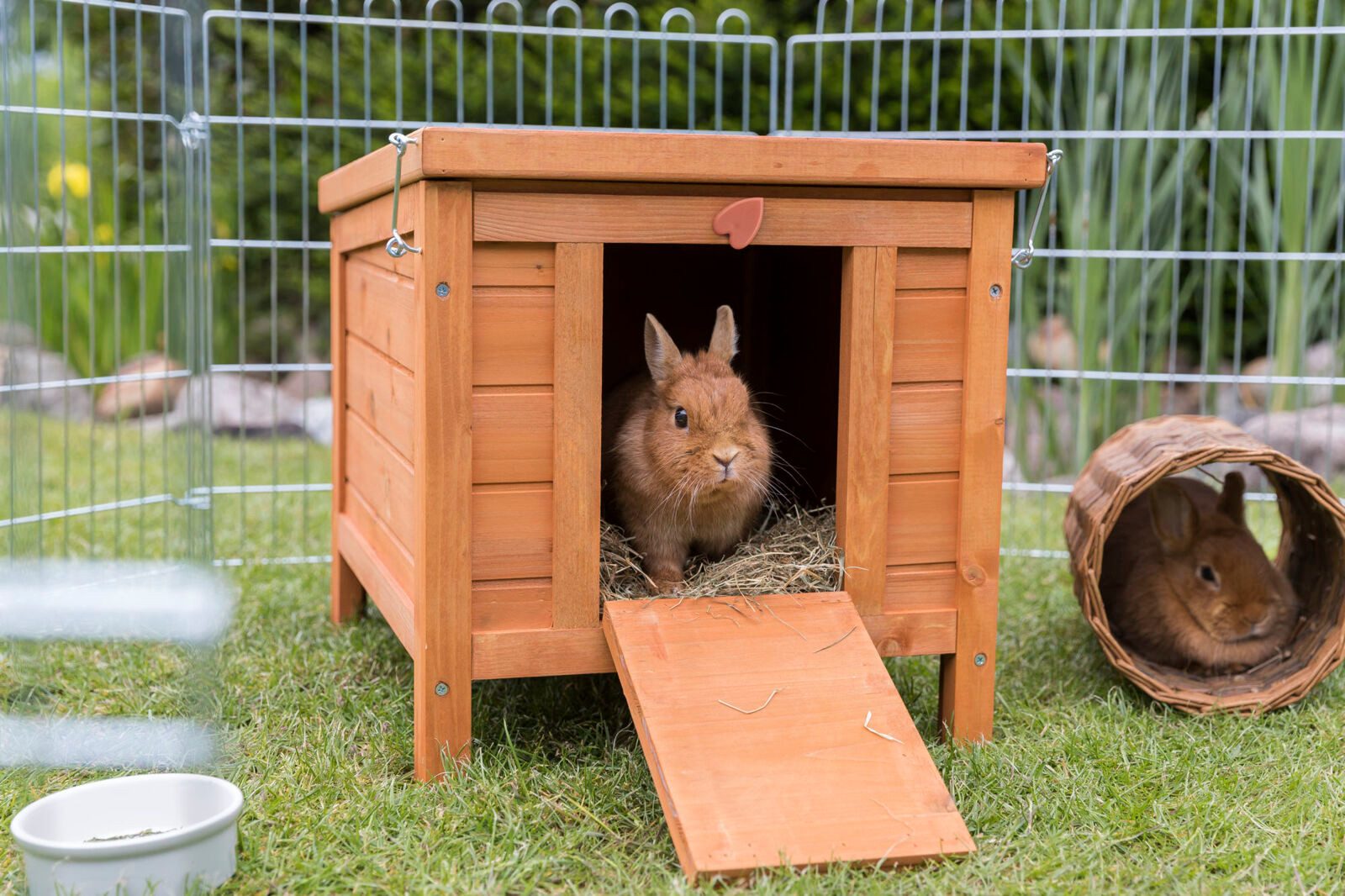 TRIXIE Kleintierstall Kleintierhaus - braun - 42 × 43 × 51 cm