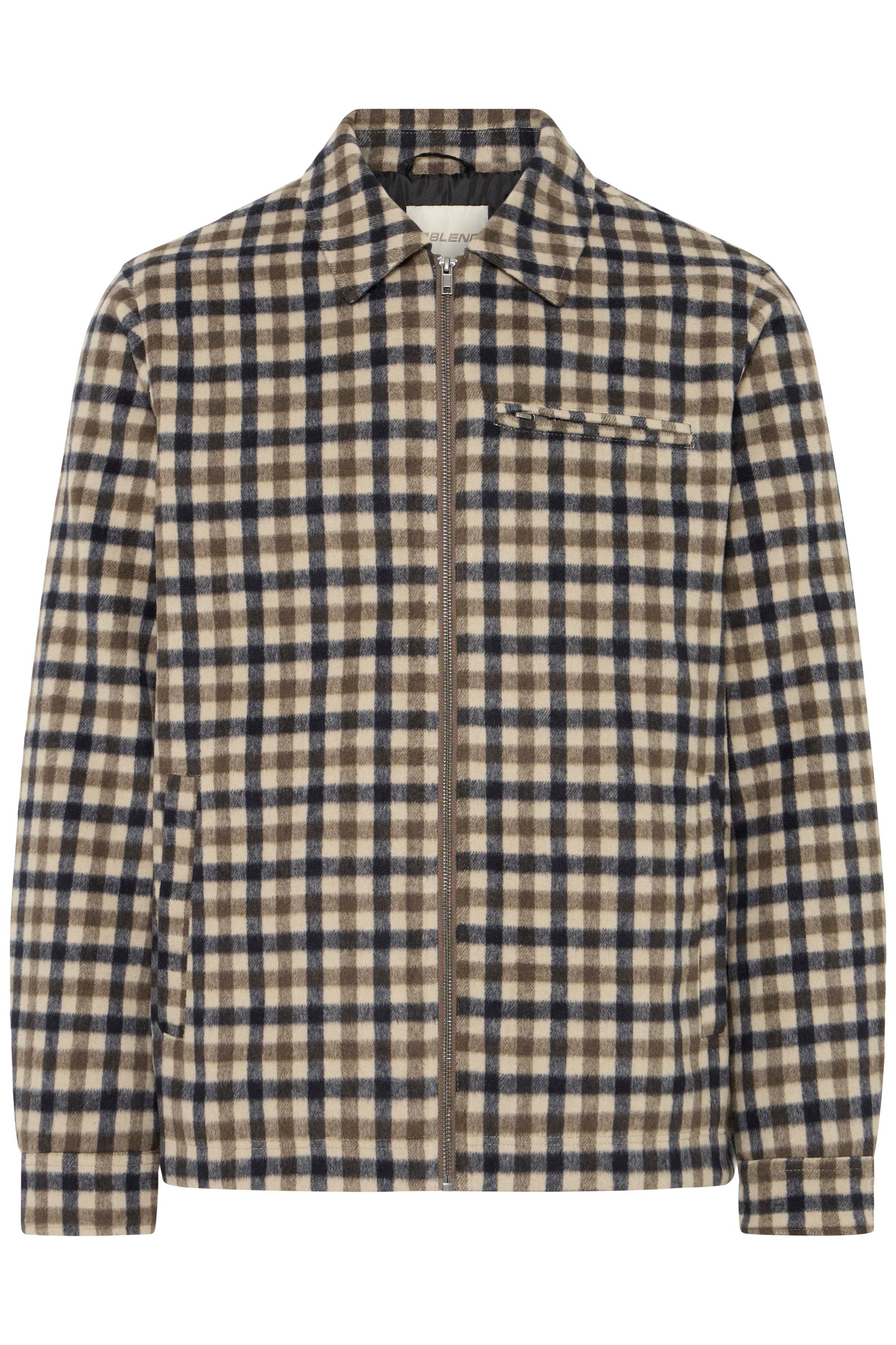Blend Kurzjacke BHFIFE CHECK JKT Kunstfaser, regular fit
