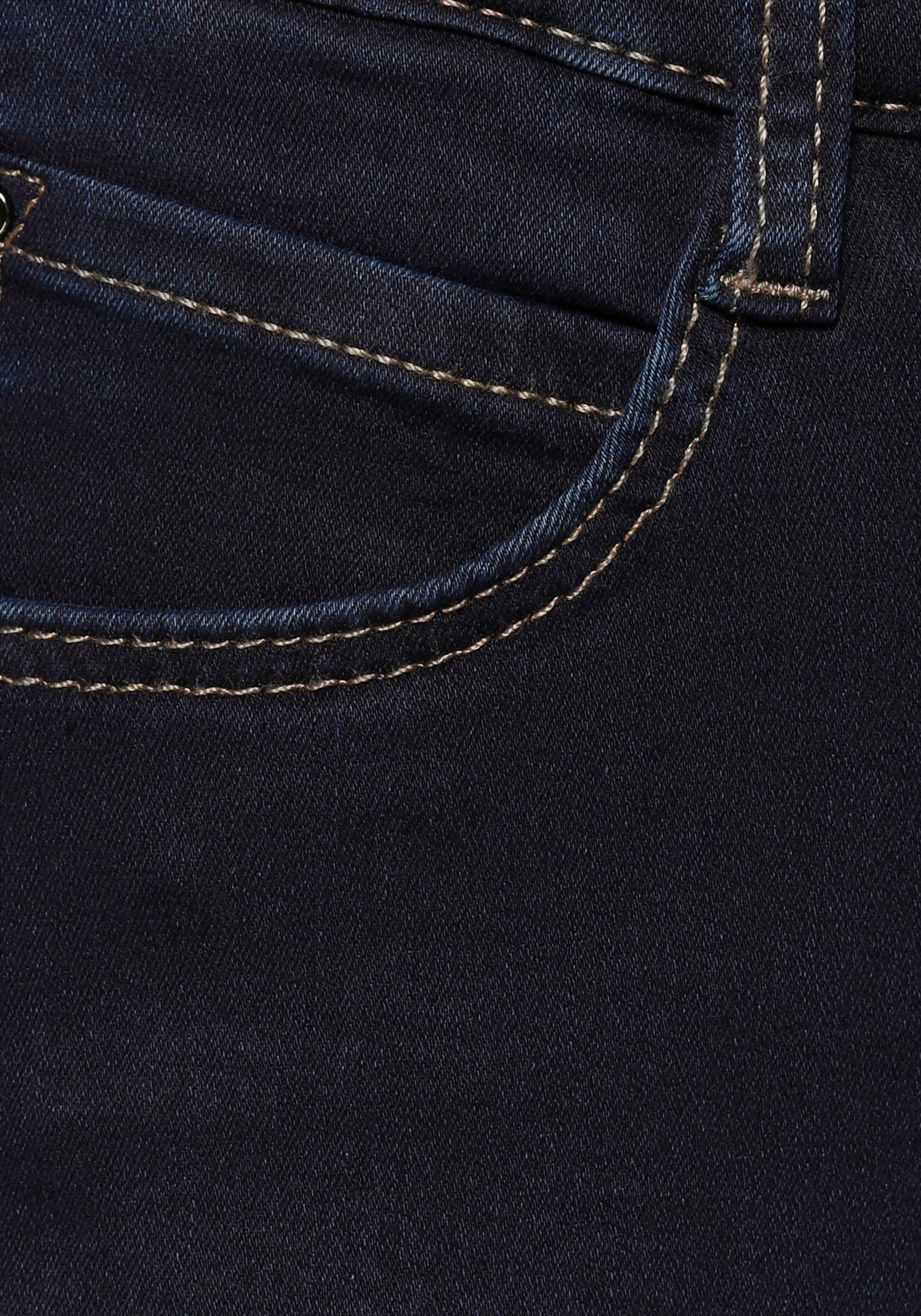 für Dream den Stretch Sitz blue Stretch-Jeans perfekten dark MAC used mit