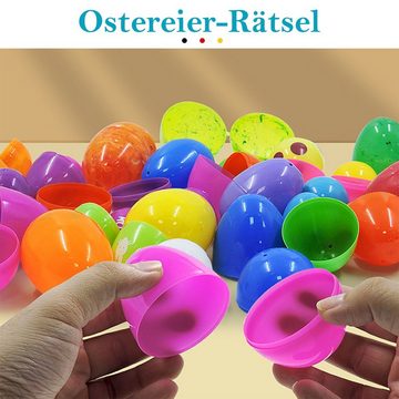 MAGICSHE Osterei Puzzlespiel Kunststoffeier Gefülltes Osterspielzeug (12 St)