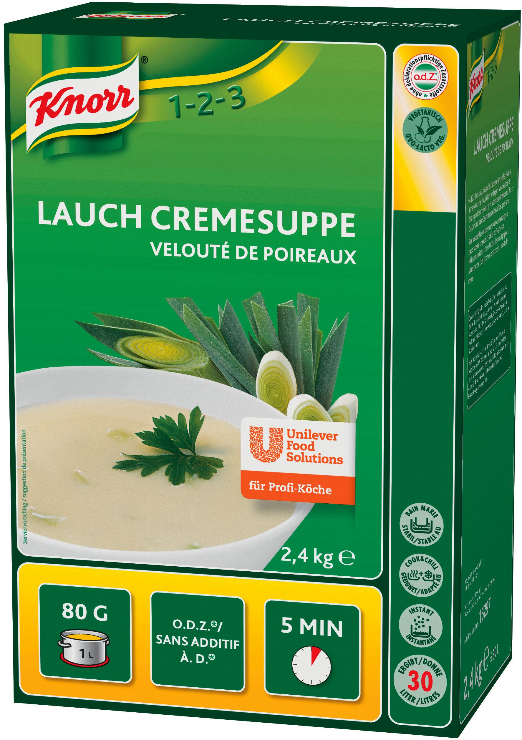 Knorr Fertiggericht, Knorr Lauch Cremesuppe