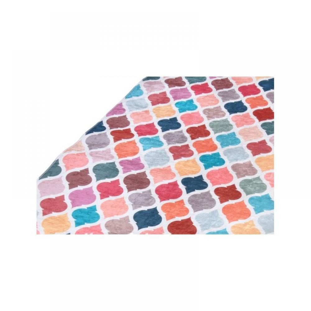 Dinarsu Teppich Multi Teppichläufer Bunt Mehrfarbig Läufer Waschbar Flach günstig online kaufen