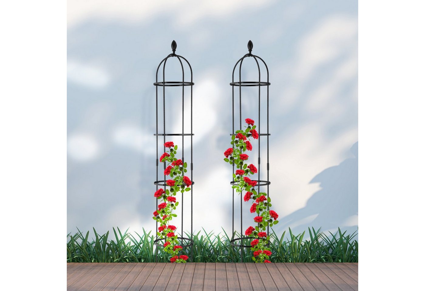 Thumbnail - relaxdays Rankhilfe 190 cm 2er Set