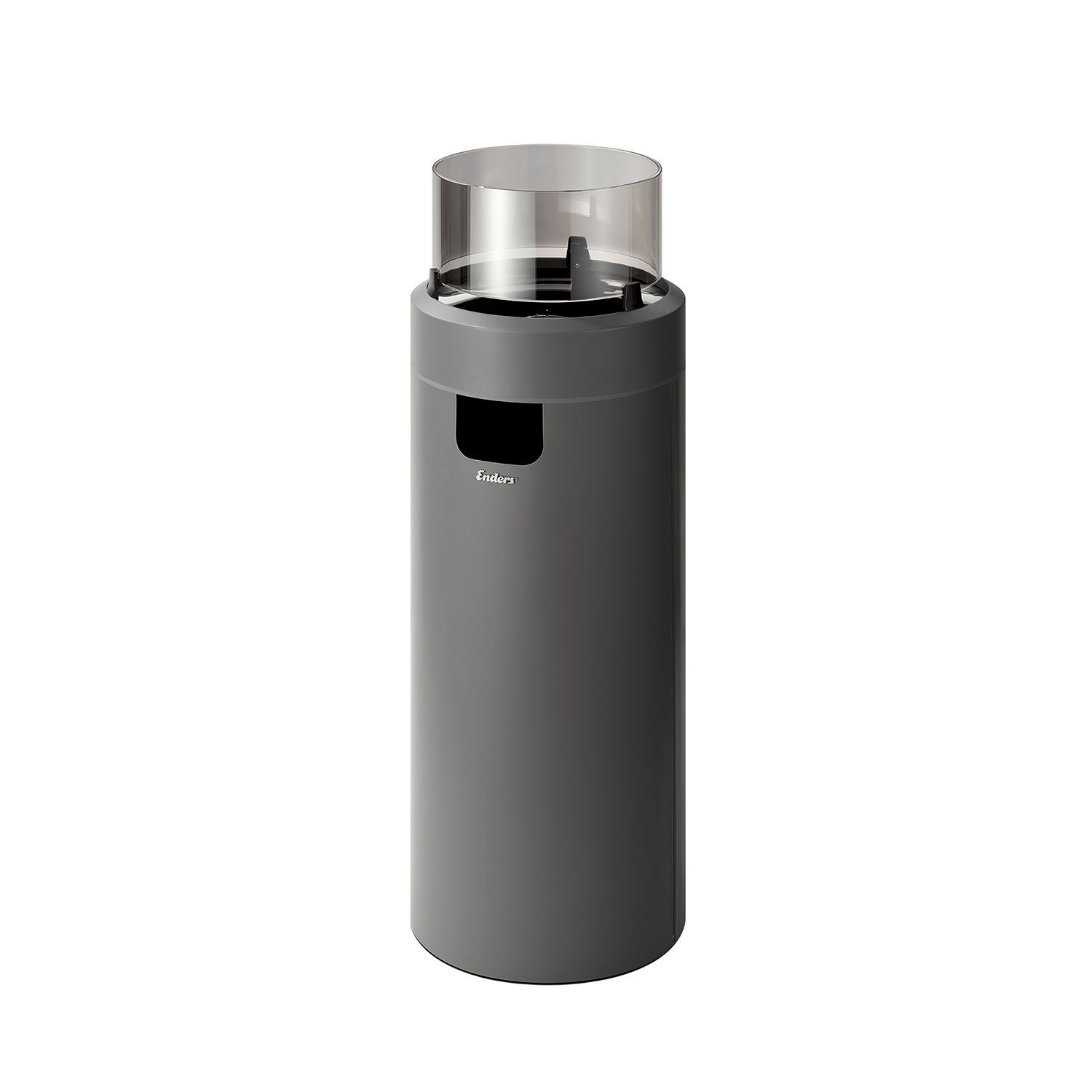 Enders® Heizstrahler Nova LED L Grey/Black, 2500 W, Indirektes Licht um den Boden der edlen Säule grau/ schwarz