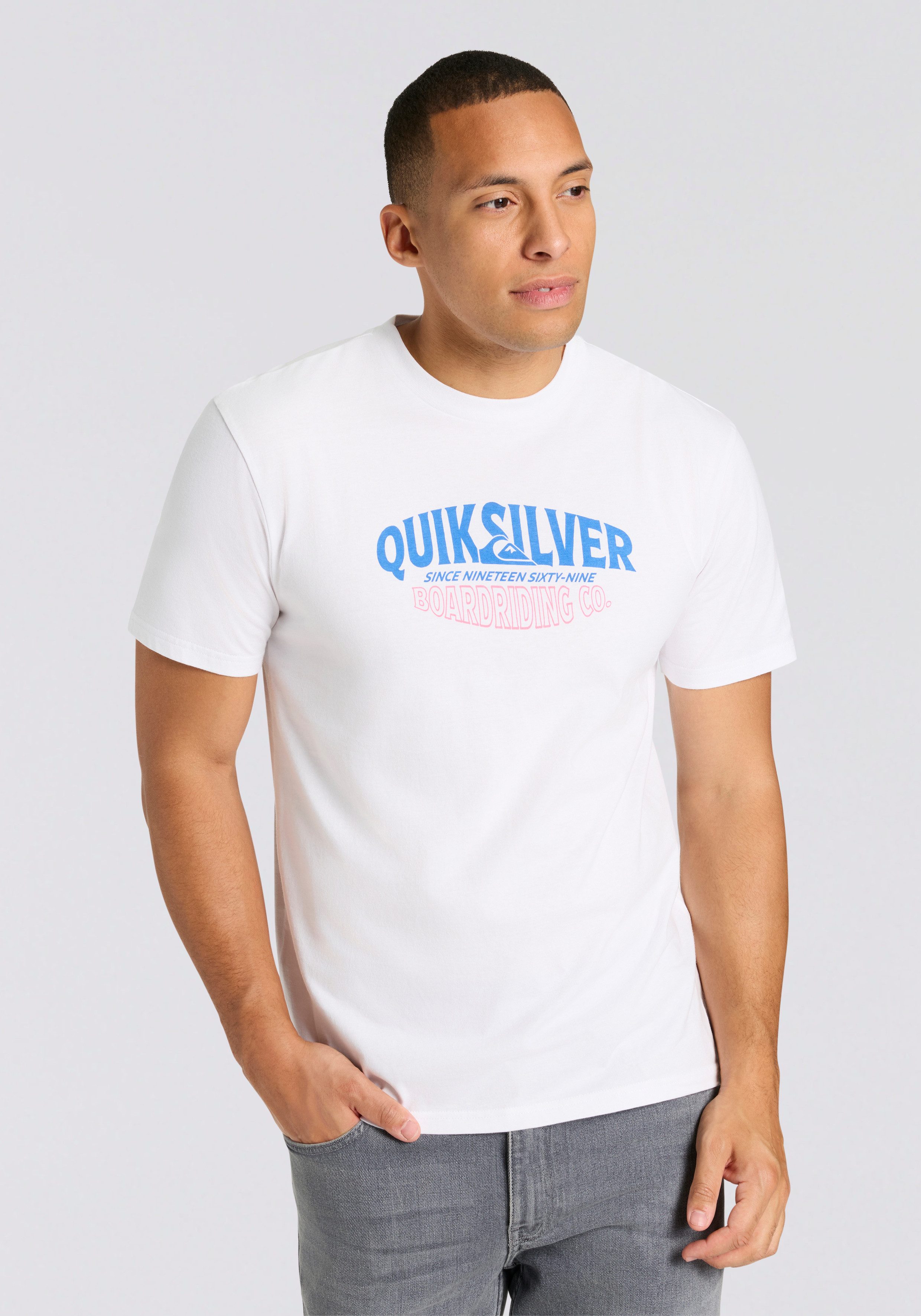 Quiksilver T-Shirt RUGGED PACK (2-tlg) Kurzarm, 2er-Pack, aus Baumwolle, auch in großen Größen