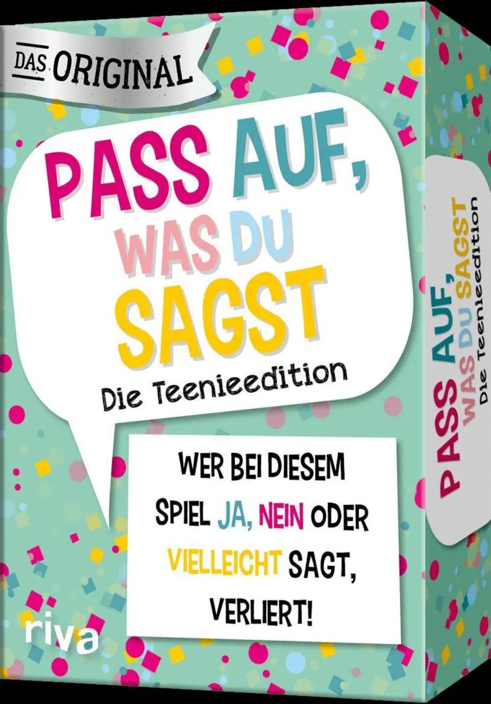 Riva Spiel Pass auf, was du sagst - Die Teenieedition