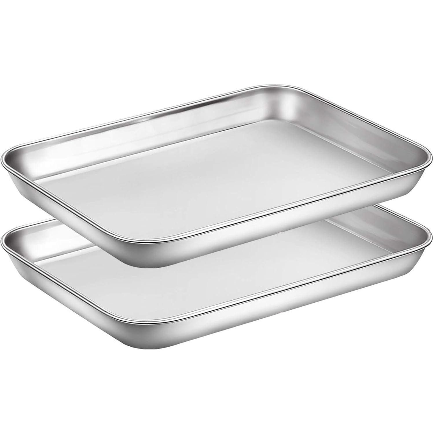 Wildone Kuchenblech Edelstahl Ofenblech Set 2tlg.