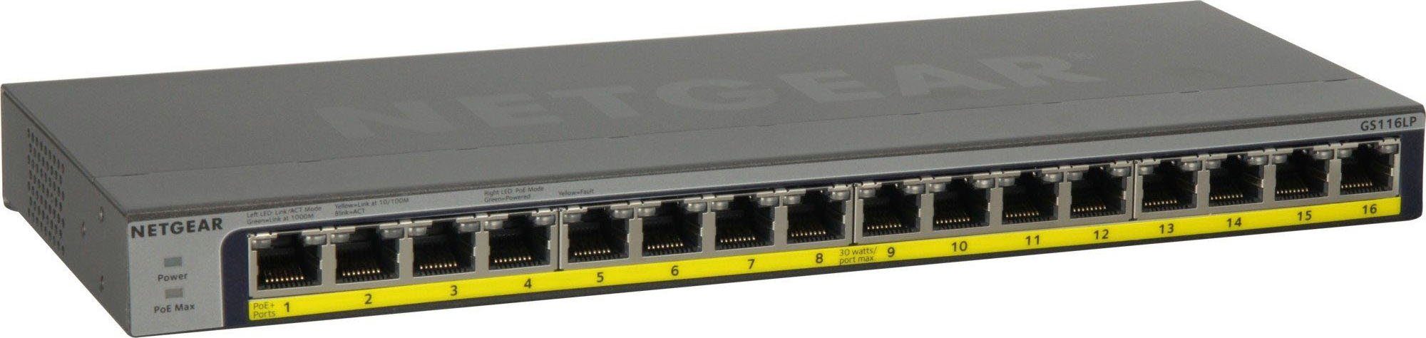 NETGEAR GS116LP Netzwerk-Switch