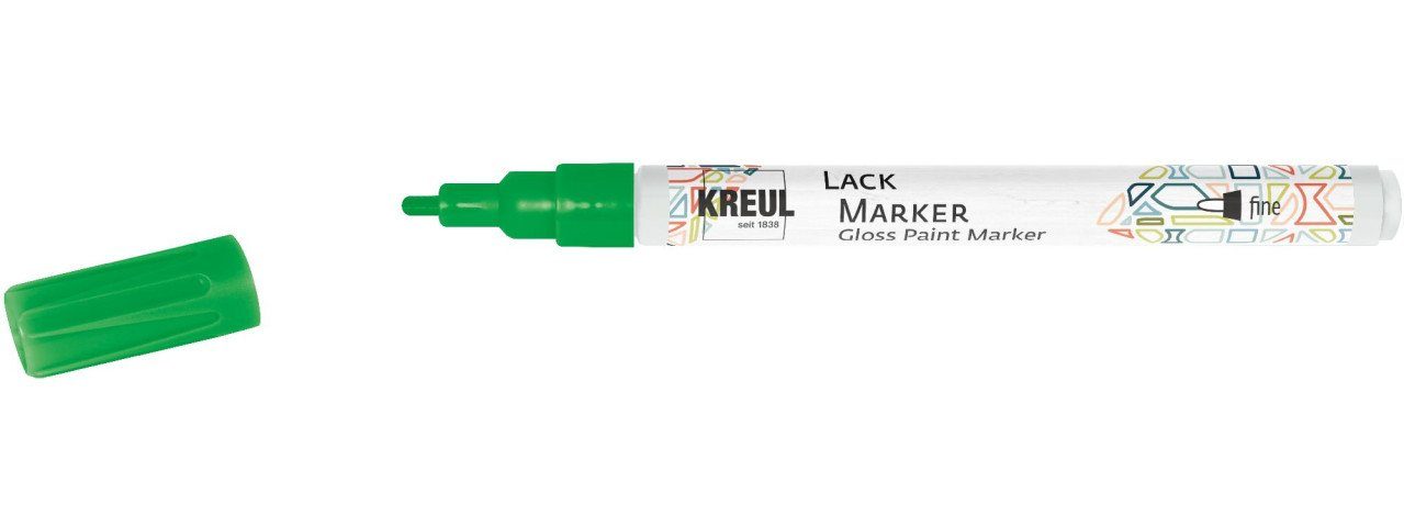 Kreul Künstlerstift Kreul Marker mm 1-2 grün, Lack fine