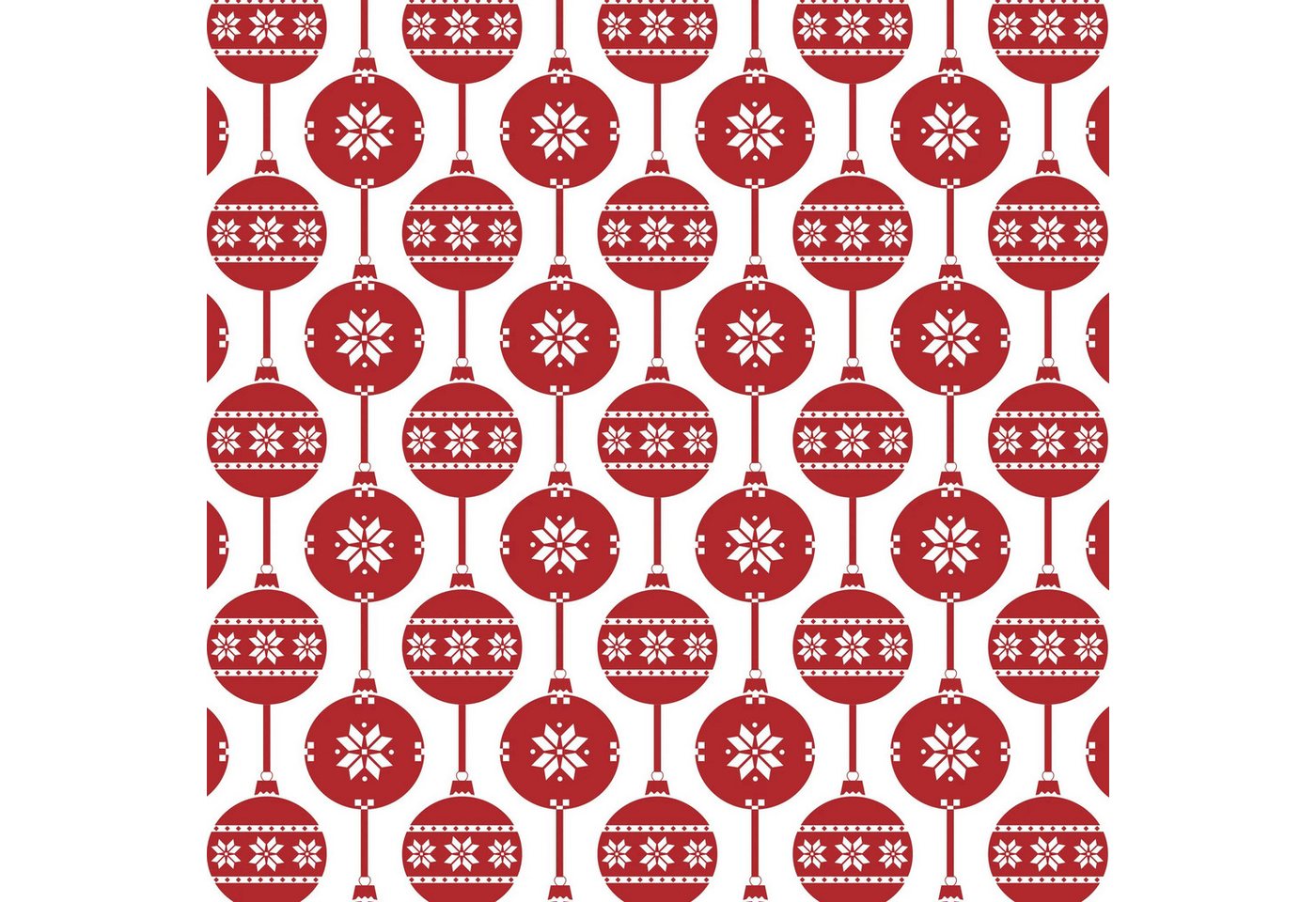 Thumbnail - CLAIREFONTAINE Geschenkpapier Geschenkpapierrolle 50x0,70m skandinavisch Rot 201342C, Geschenkpapiere und Verpackung