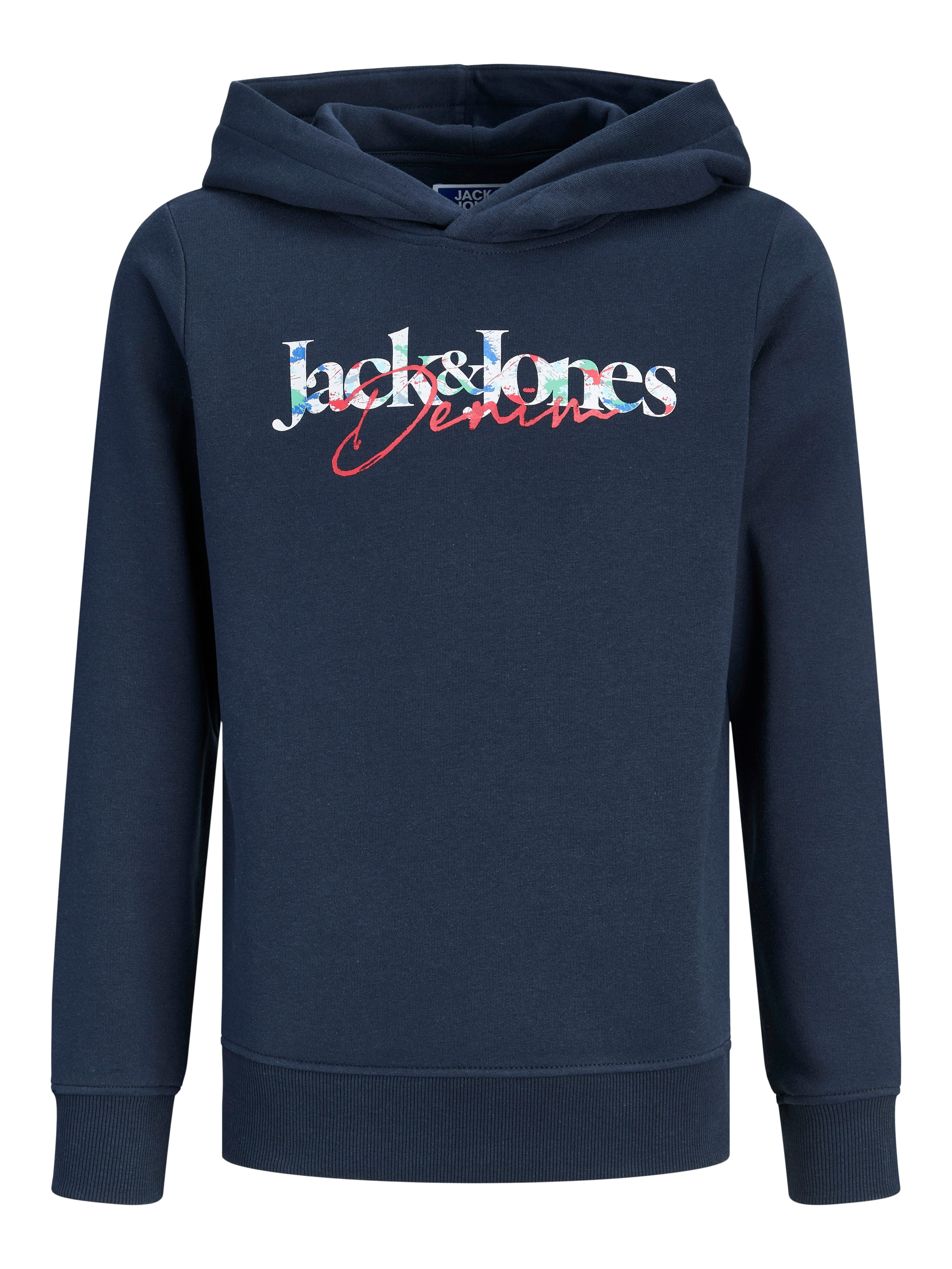 Jack & Jones Junior Kapuzensweatshirt JJTOM SWEAT HOOD SN JNR Baumwollmischung, regular fit – Bild 5 von 5