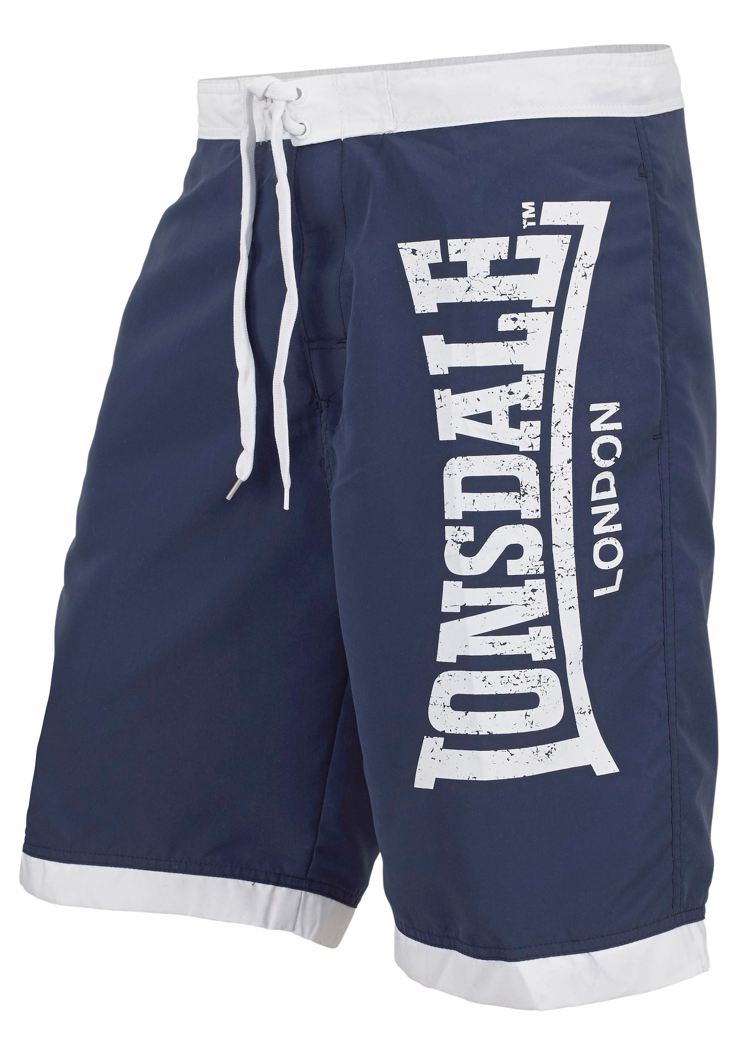 Lonsdale Boardshorts Beach CLENNELL navy/white Short