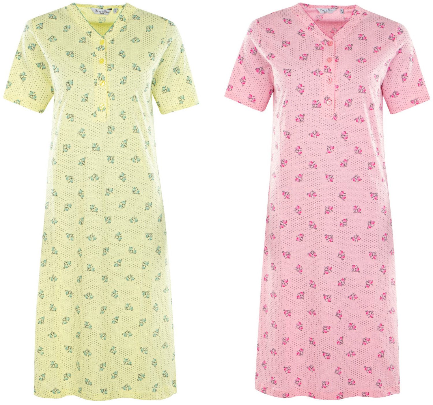 Hajo Nachthemd Doppelpack Damen Nachthemd (2-tlg) günstig online kaufen