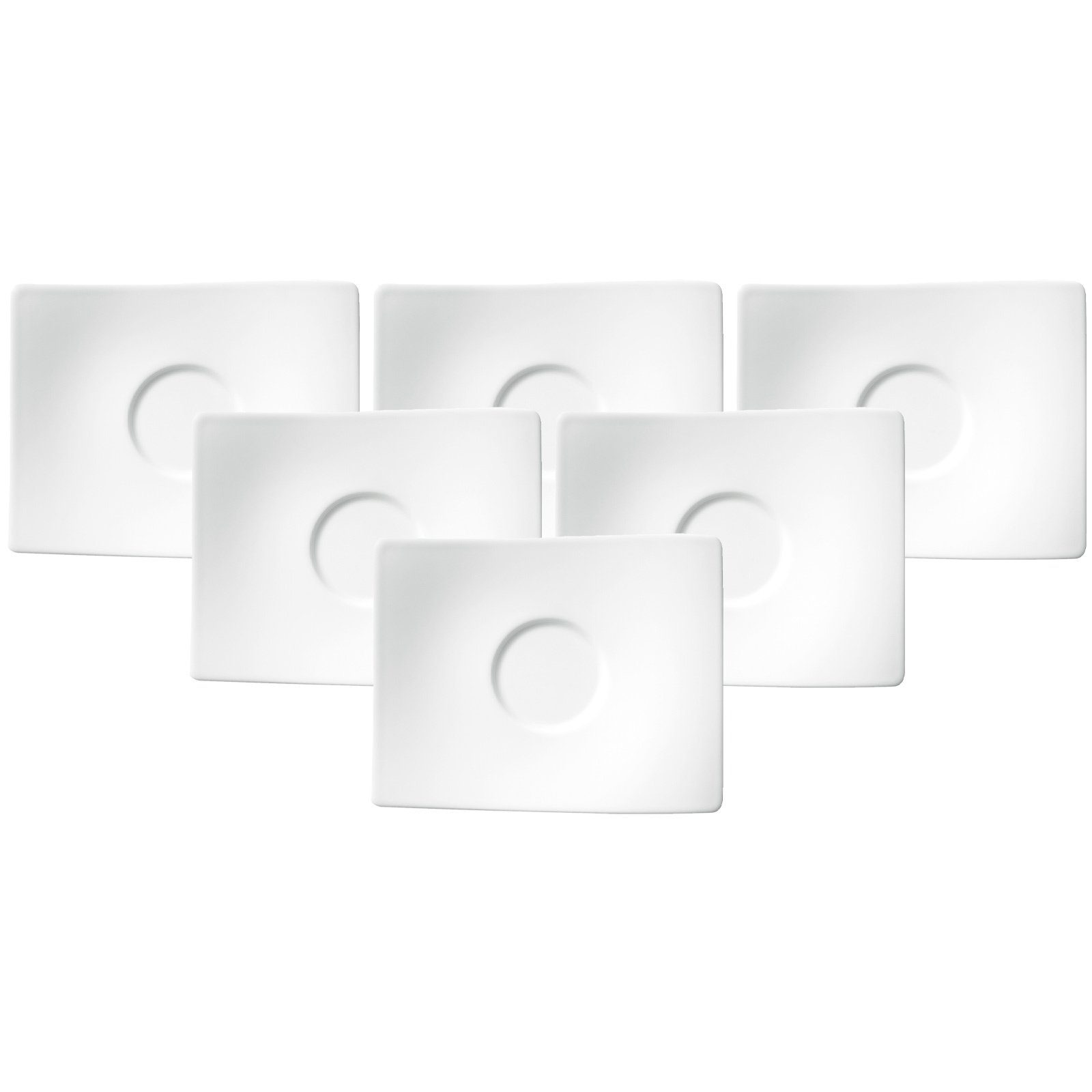 Villeroy & Boch Untertasse NewWave Kaffee-/Teeuntertasse 6er Set, (6 St)