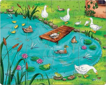 Haba Puzzle HABA Puzzles Bauernhoftiere (Kinderpuzzle), 19 Puzzleteile