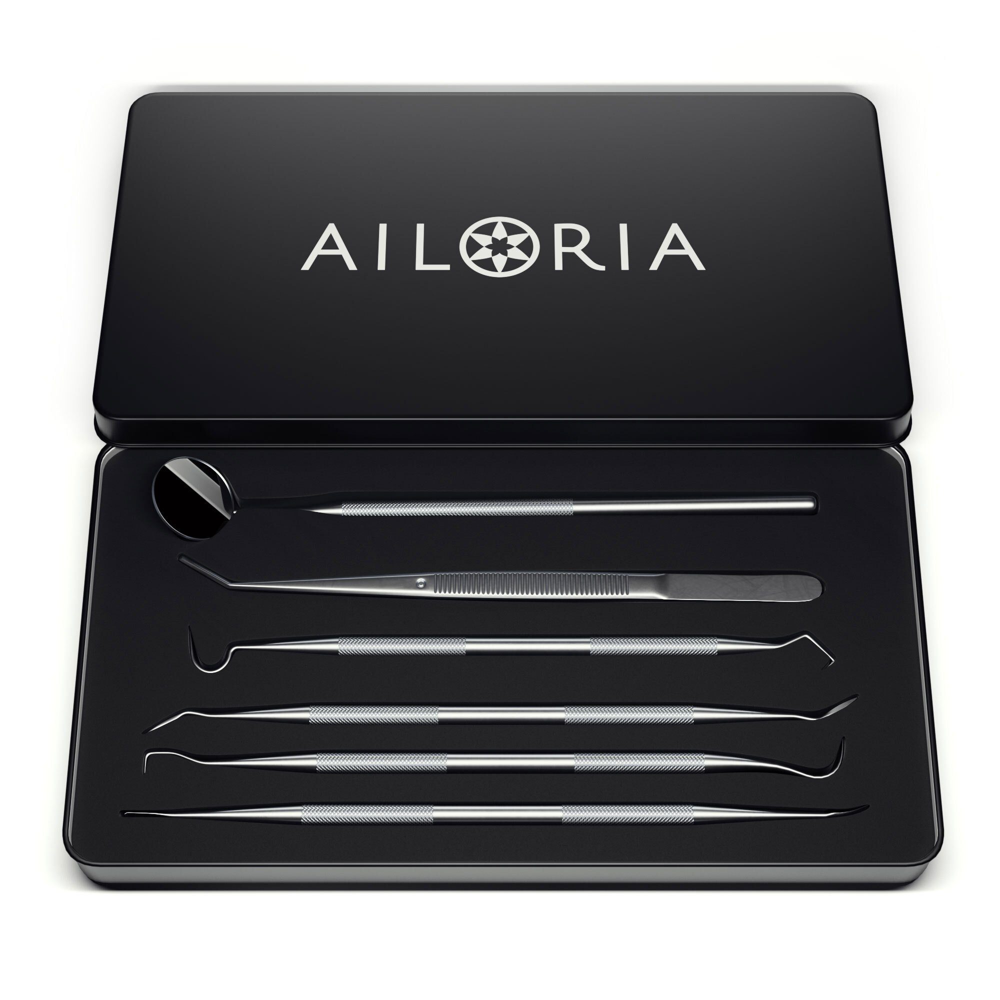 AILORIA Schall-Zahnreinigungsgerät DENT DELUXE Zahnpflegeset, Zahnpflegeset