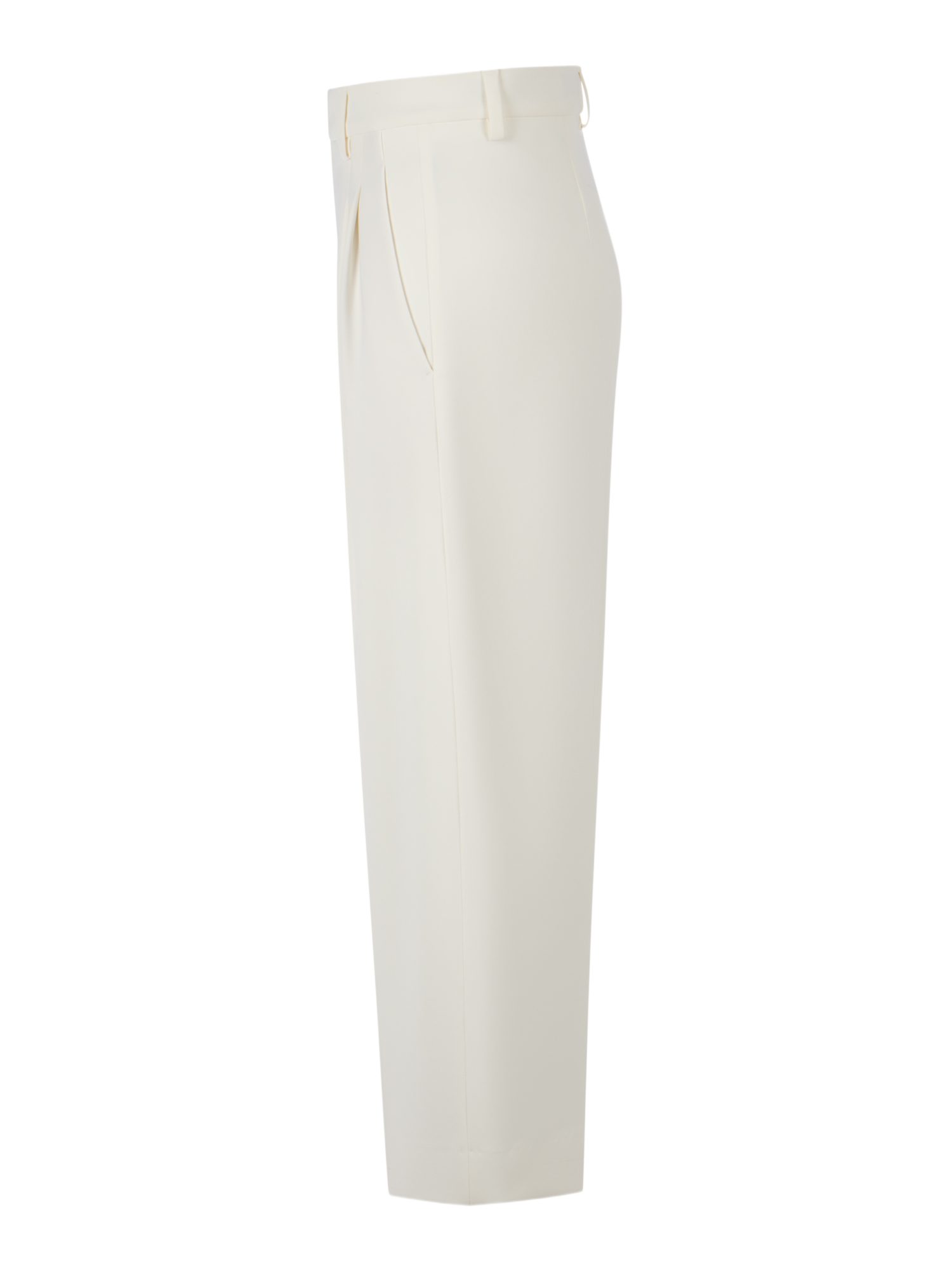 Raffaello Rossi Stoffhose weiß,Business,Polyester,Unifarben,Regular Fit,Mittel