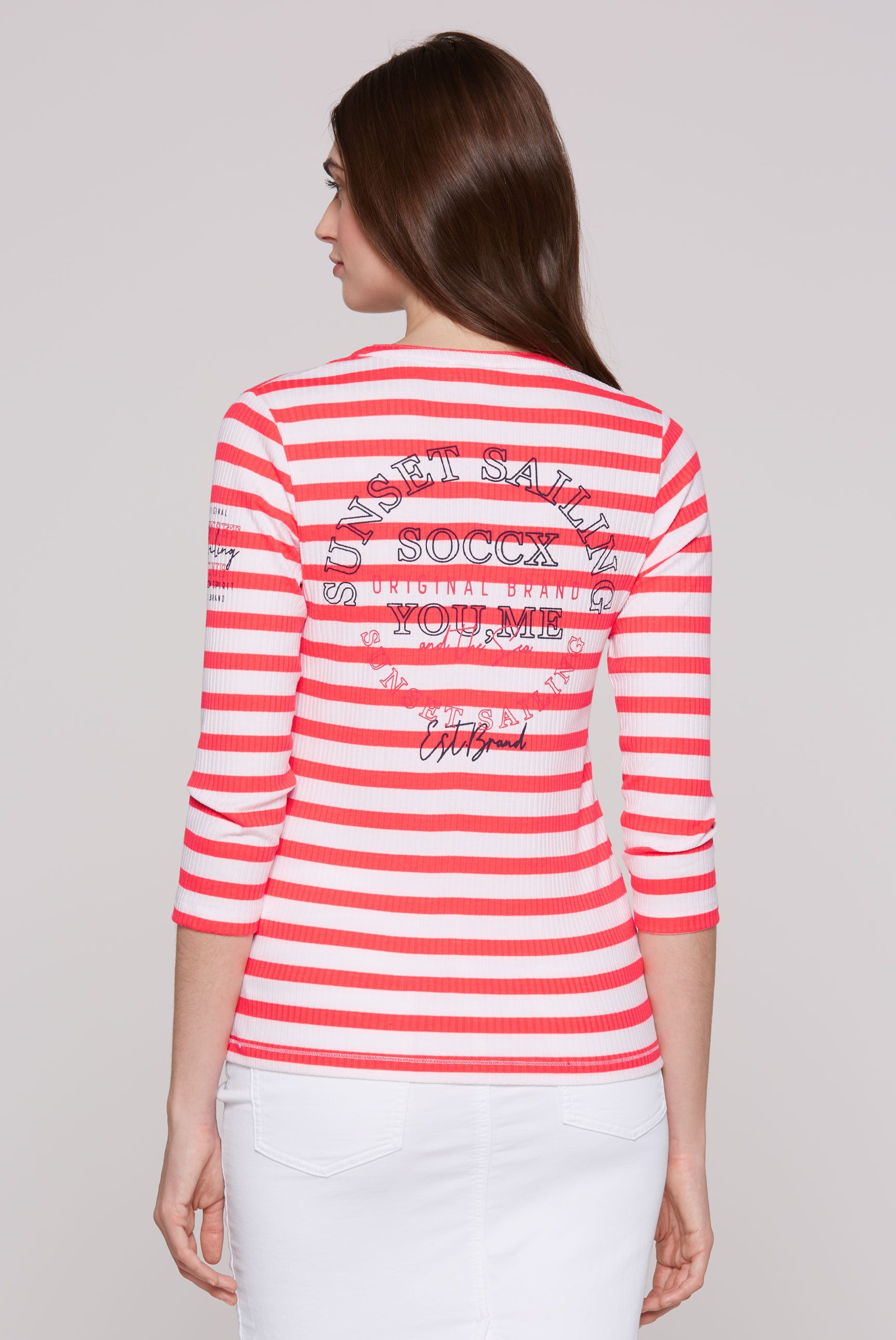 SOCCX 3/4-Arm-Shirt SOCCX Shirt mit 3/4-Ärmeln günstig online kaufen