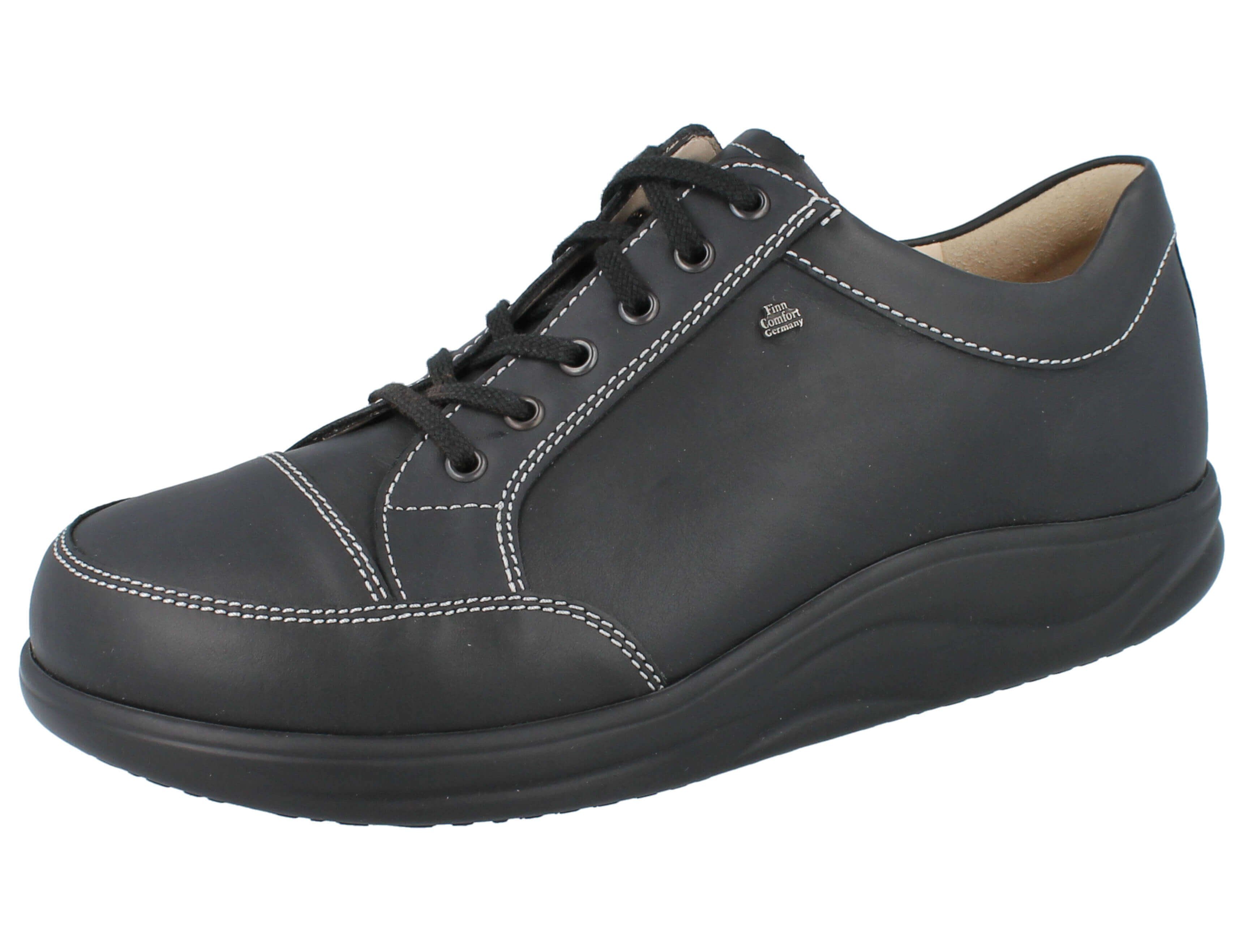 Finn Comfort FINN COMFORT FINNAMIC Huelva schwarz/Nuri - Größe: UK 7,5 Schnürschuh Wechselfußbett
