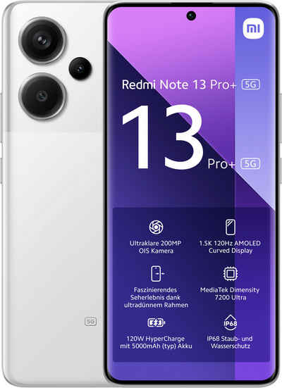 Xiaomi Redmi Note 13 Pro Plus 5G 512Gb Smartphone (16,94 cm/6,67 Zoll, 512 GB Speicherplatz, 200 MP Kamera)