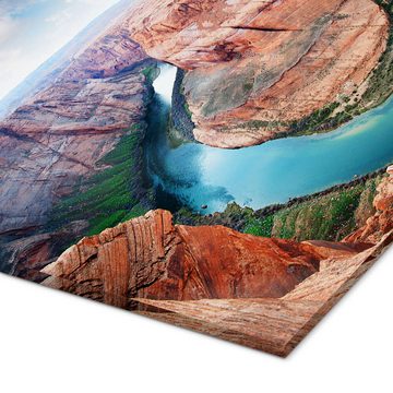 Posterlounge Acrylglasbild Editors Choice, Colorado Canyon Blick, Arztpraxis Fotografie
