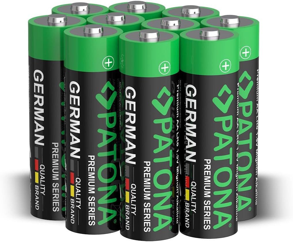Patona PATONA Premium AA Batterien 10er Pack 1,5V Alkaline Batterie