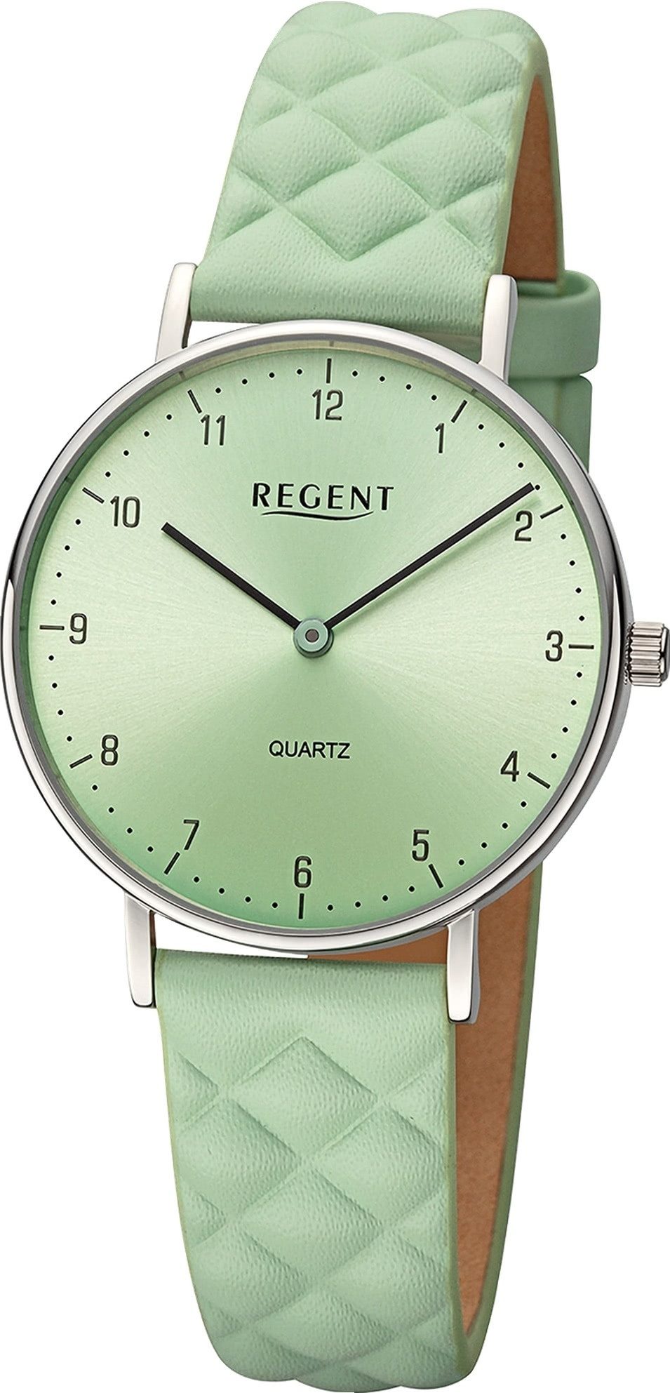 Quarzuhr Regent Damenuhr Edelstahl-Armbanduhr