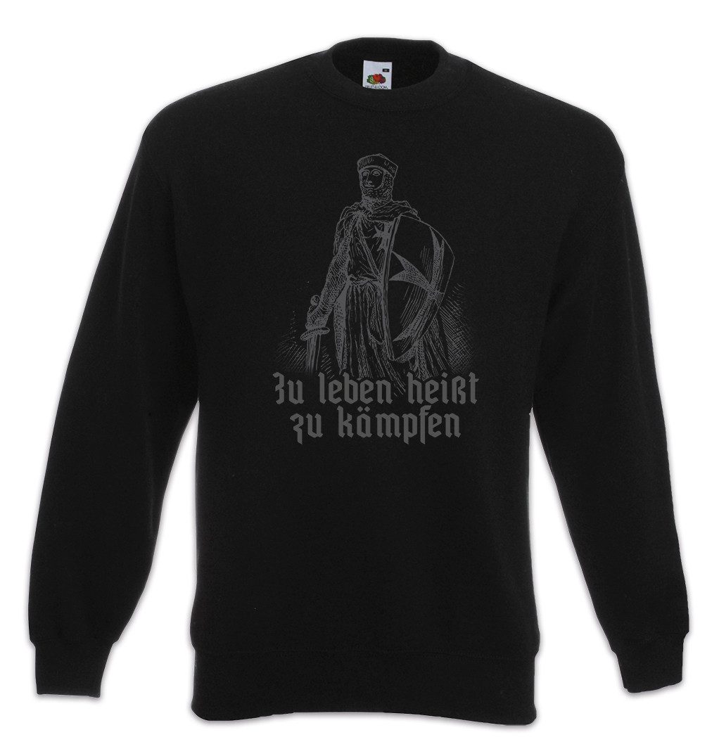 Sweatshirt Zu Leben Heißt Zu Kämpfen II Sweatshirt Soldier Ritter Knight